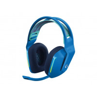 Игровые наушники Logitech G733 LIGHTSPEED Wireless RGB, PRO-G 40 мм, Микрофон кардиоид, Беспроводной диапазон 20 м, Синие
